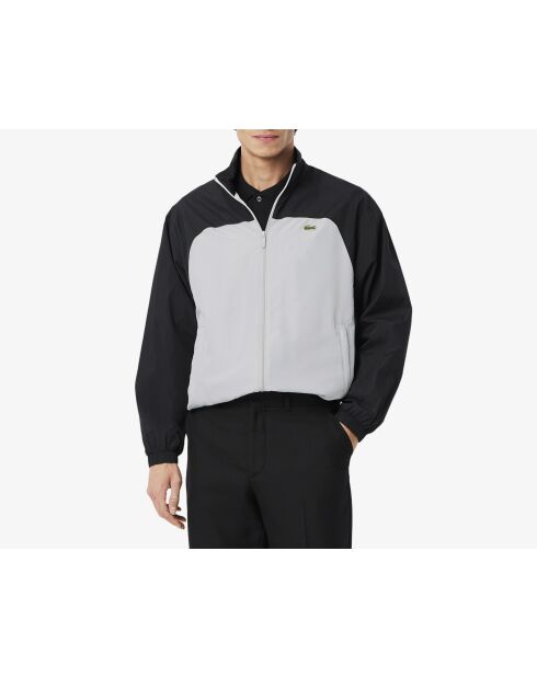 Calluna/schwarze wasserabweisende Trainingsanzugjacke im Colorblock-Design