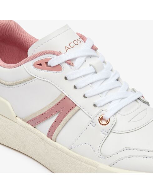 L002 Evo wit/lichtroze leren sneakers