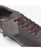 Aura Runway Braune Modenschau-Sneaker