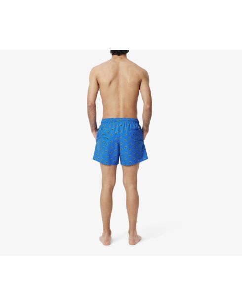 Korte zigeunerzwemshort met krokodillenprint/veelkleurig