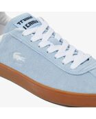 Baseshot sneakers van lichtblauw/gumsuède