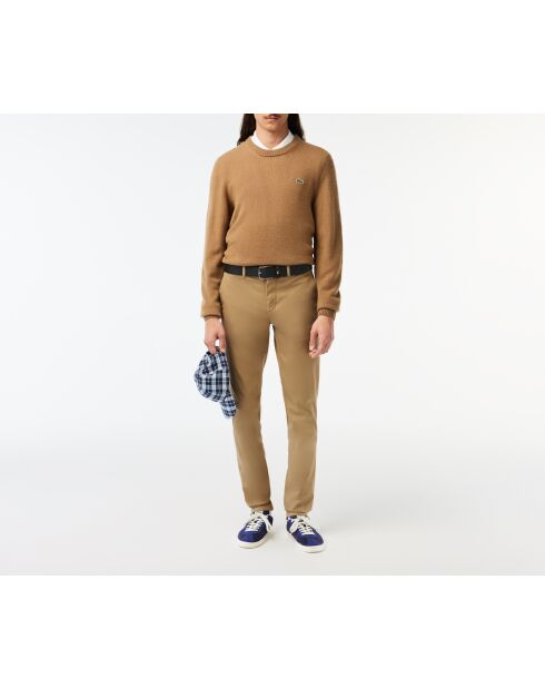 Slim fit chinobroek van stretchkatoen met leeuwenpasvorm