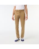 Slim fit chinobroek van stretchkatoen met leeuwenpasvorm