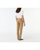 Slim fit chinobroek van stretchkatoen met leeuwenpasvorm