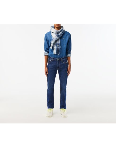 Slim-Fit-Jeans aus Baumwolle mit tiefem, mittelhohem Stretch-Denim