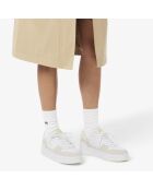 Zapatillas T-Clip Platform blancas/amarillo claro