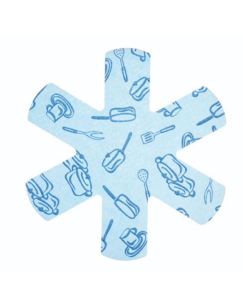 Ensemble de 3 protège-poêles - 0.3x38x38 cm