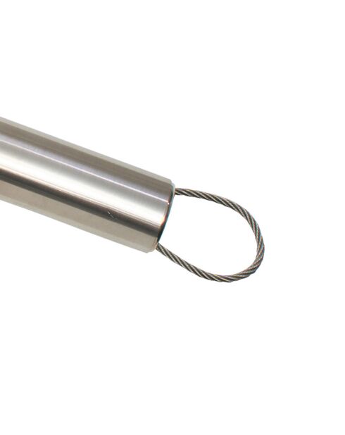 Ballonzweep met elf zilveren draden - 6,5x6,5x29,5 cm