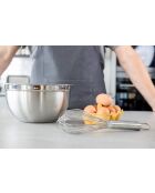 Ballonzweep met elf zilveren draden - 6,5x6,5x29,5 cm