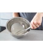 Ballonzweep met elf zilveren draden - 6,5x6,5x29,5 cm