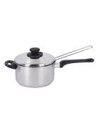 Frietfriteuse met zilveren mand - 48,5x21,2x18 cm