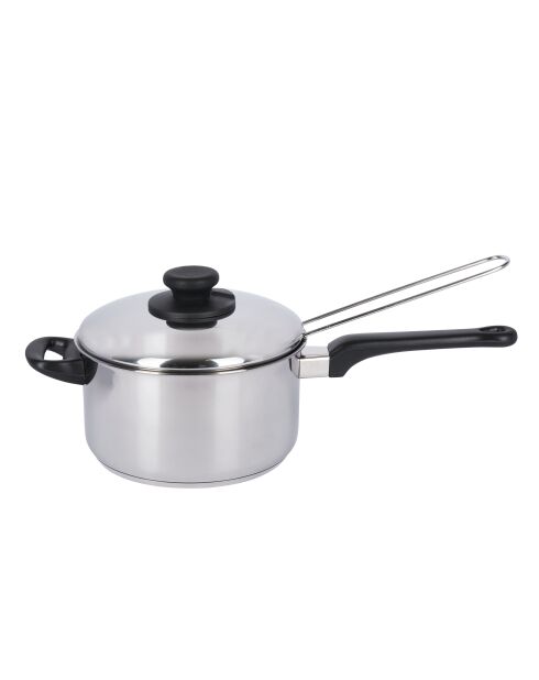 Frietfriteuse met zilveren mand - 48,5x21,2x18 cm