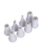 Ensemble de douilles en plastique Sweetly Does It avec 8 embouts blanc - 44.6x30.6x4.6 cm