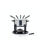 Ensemble à fondue de luxe argenté - 22.7x22.6x20.1 cm