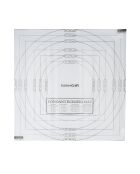 Tapis de glaçage en PVC à mesurer et à dérouler blanc - 3.5x3.5x50 cm