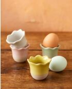 Coquetiers Big love excellent lot de 4 multicolores - 11.2x11.2x5.2 cm