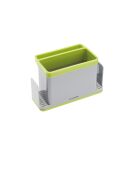 Grauer Waschbeckenschrank - 9,3 x 19,5 x 12 cm