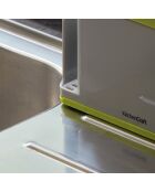 Grauer Waschbeckenschrank - 9,3 x 19,5 x 12 cm