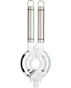 Zilveren ovale potopener/flesopener - 25,9x8,9x1,5 cm