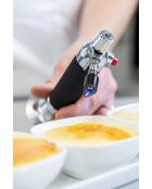 Schwarze Küchenfackel - 7,5x10x16 cm