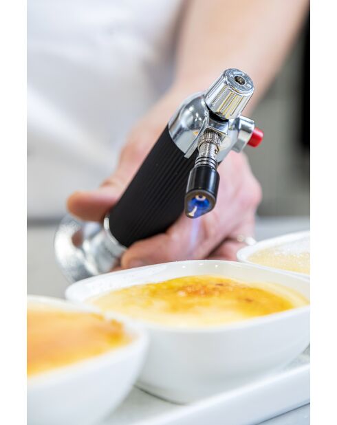 Schwarze Küchenfackel - 7,5x10x16 cm