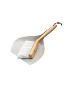 Ensemble pelle et balayette traditionnelles gris - 7x22x36 cm