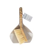 Ensemble pelle et balayette traditionnelles gris - 7x22x36 cm