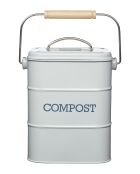 Französischer grauer Kompostbehälter - 14x19x24 cm