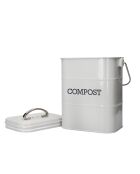 Französischer grauer Kompostbehälter - 14x19x24 cm