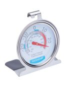 Thermomètre de réfrigérateur argenté - 4.4x 6.6x7.8 cm