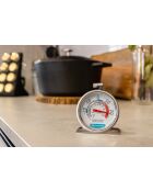 Thermomètre de réfrigérateur argenté - 4.4x 6.6x7.8 cm