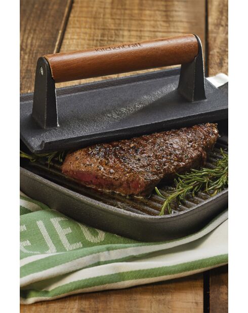 Griglia in ghisa nera - 20,8x11x6,5 cm