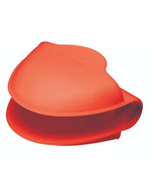 Roter Silikon-Ofenhandschuh - 17,5 x 14 x 5 cm