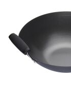 World of Flavours wok met antiaanbaklaag zwart - 58x34,8x14 cm