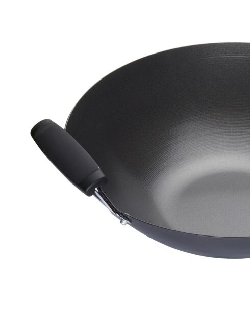 World of Flavours wok met antiaanbaklaag zwart - 58x34,8x14 cm