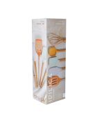 Ensemble d'ustensiles en silicone lot de 5 multicolores - 34.1x21x5.5 cm