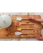 Ensemble d'ustensiles en silicone lot de 5 multicolores - 34.1x21x5.5 cm