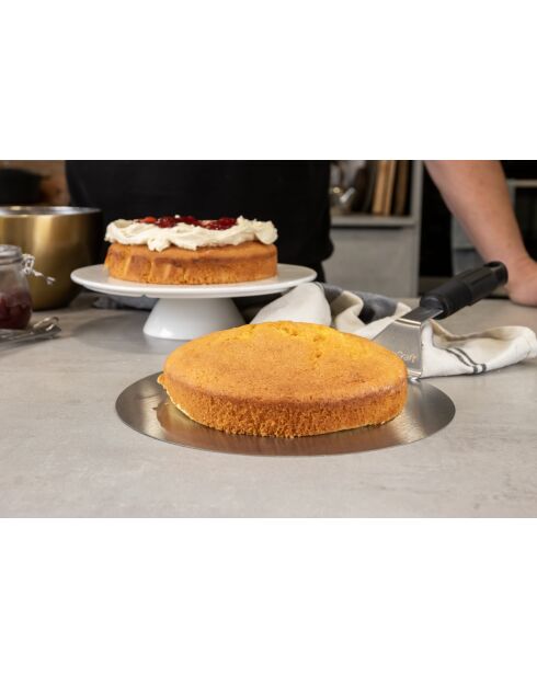 Pala plateada para tartas Sweetly Does It, 43,5 x 25,5 x 7 cm