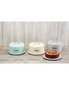 Caja para tartas curva gris francesa - 29x29x17 cm