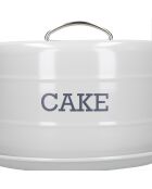 Caja para tartas curva gris francesa - 29x29x17 cm