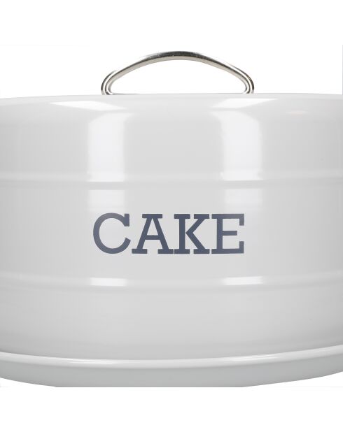 Caja para tartas curva gris francesa - 29x29x17 cm