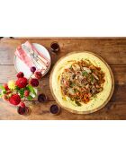 FSC-gecertificeerde multifunctionele houten plank - 48x48x2 cm