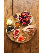 FSC-gecertificeerde multifunctionele houten plank - 48x48x2 cm