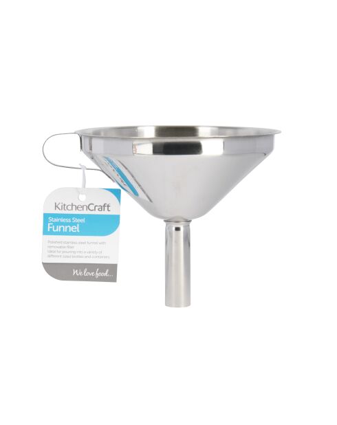 Imbuto da 13 cm con filtro argentato rimovibile - 14,8x12,8x11,3 cm