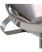 Embudo de 13 cm con filtro plateado extraíble, 14,8 x 12,8 x 11,3 cm