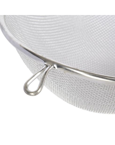 Setaccio tondo in scatola in argento - 39,5x20x6 cm