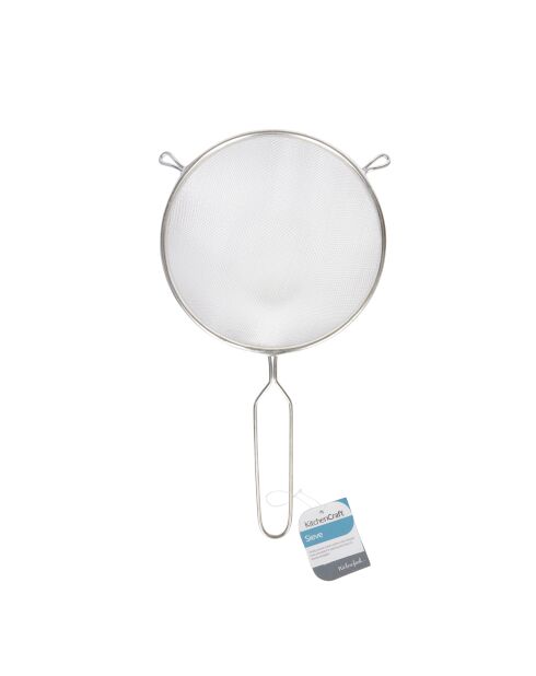 Setaccio tondo in scatola in argento - 39,5x20x6 cm