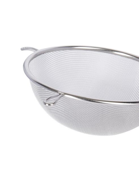Setaccio tondo in scatola in argento - 39,5x20x6 cm