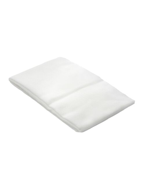 Witte huisgemaakte botermousseline — 90x90x0,5 cm