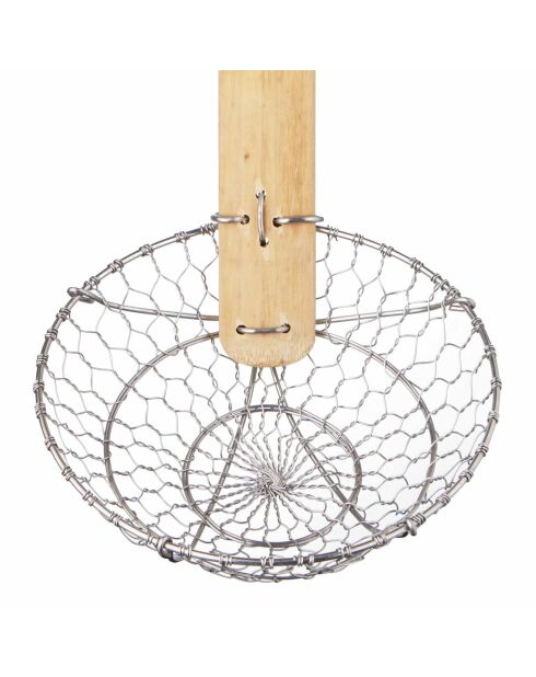 World of Flavours oosterse bamboeschimmer in hout - 12,5x12,5x33 cm